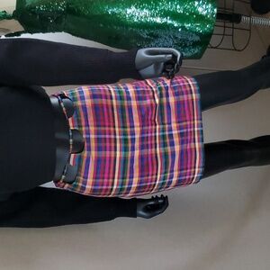 Vintage 80-90's Moschino Raw Silk OOAK Mini